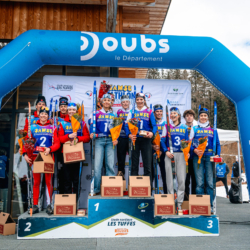 SAMSE N°7,PRÉMANON, FRANCE - MARCH 1: MATHIS LAIN? of FRA, ADRIAN DOREL of FRA, JOANNE WEISS of FRA, ROSAILE ODILE of FRA, MAELLE ACHOUI of FRA, NIELS BIBOLLET of FRA, ESTEBAN MOREIRA of FRA, THAIS ROYET of FRA, CASSANDRE COUDER of FRA, ELIOT PERRILLAT-BOTTONET of FRA, NICOLAS COLOMBAN of FRA, NINON DUVILLARD of FRA March 1, 2026 in PRÉMANON, France. (Photo by Rodriguez Alexis / @Aleiks_photo)