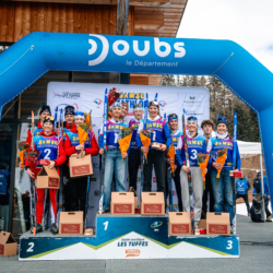 SAMSE N°7,PRÉMANON, FRANCE - MARCH 1: MATHIS LAIN? of FRA, ADRIAN DOREL of FRA, JOANNE WEISS of FRA, ROSAILE ODILE of FRA, MAELLE ACHOUI of FRA, NIELS BIBOLLET of FRA, ESTEBAN MOREIRA of FRA, THAIS ROYET of FRA, CASSANDRE COUDER of FRA, ELIOT PERRILLAT-BOTTONET of FRA, NICOLAS COLOMBAN of FRA, NINON DUVILLARD of FRA March 1, 2026 in PRÉMANON, France. (Photo by Rodriguez Alexis / @Aleiks_photo)
