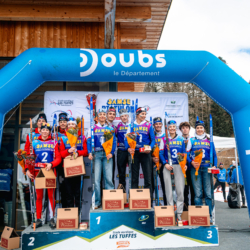 SAMSE N°7,PRÉMANON, FRANCE - MARCH 1: MATHIS LAIN? of FRA, ADRIAN DOREL of FRA, JOANNE WEISS of FRA, ROSAILE ODILE of FRA, MAELLE ACHOUI of FRA, NIELS BIBOLLET of FRA, ESTEBAN MOREIRA of FRA, THAIS ROYET of FRA, CASSANDRE COUDER of FRA, ELIOT PERRILLAT-BOTTONET of FRA, NICOLAS COLOMBAN of FRA, NINON DUVILLARD of FRA March 1, 2026 in PRÉMANON, France. (Photo by Rodriguez Alexis / @Aleiks_photo)