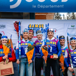 SAMSE N°7,PRÉMANON, FRANCE - MARCH 1: MATHIS LAIN? of FRA, ADRIAN DOREL of FRA, JOANNE WEISS of FRA, ROSAILE ODILE of FRA, MAELLE ACHOUI of FRA, NIELS BIBOLLET of FRA, ESTEBAN MOREIRA of FRA, THAIS ROYET of FRA, CASSANDRE COUDER of FRA, ELIOT PERRILLAT-BOTTONET of FRA, NICOLAS COLOMBAN of FRA, NINON DUVILLARD of FRA March 1, 2026 in PRÉMANON, France. (Photo by Rodriguez Alexis / @Aleiks_photo)