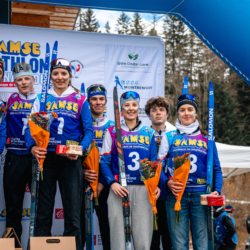 SAMSE N°7,PRÉMANON, FRANCE - MARCH 1: MATHIS LAIN? of FRA, ADRIAN DOREL of FRA, JOANNE WEISS of FRA, ROSAILE ODILE of FRA, MAELLE ACHOUI of FRA, NIELS BIBOLLET of FRA, ESTEBAN MOREIRA of FRA, THAIS ROYET of FRA, CASSANDRE COUDER of FRA, ELIOT PERRILLAT-BOTTONET of FRA, NICOLAS COLOMBAN of FRA, NINON DUVILLARD of FRA March 1, 2026 in PRÉMANON, France. (Photo by Rodriguez Alexis / @Aleiks_photo)