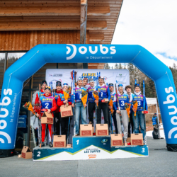 SAMSE N°7,PRÉMANON, FRANCE - MARCH 1: MATHIS LAIN? of FRA, ADRIAN DOREL of FRA, JOANNE WEISS of FRA, ROSAILE ODILE of FRA, MAELLE ACHOUI of FRA, NIELS BIBOLLET of FRA, ESTEBAN MOREIRA of FRA, THAIS ROYET of FRA, CASSANDRE COUDER of FRA, ELIOT PERRILLAT-BOTTONET of FRA, NICOLAS COLOMBAN of FRA, NINON DUVILLARD of FRA March 1, 2026 in PRÉMANON, France. (Photo by Rodriguez Alexis / @Aleiks_photo)
