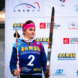 SAMSE N°7,PRÉMANON, FRANCE - FEBRUARY 28: CHLOE ORVAIN of FRA February 28, 2026 in PRÉMANON, France. (Photo by Rodriguez Alexis / @Aleiks_photo)