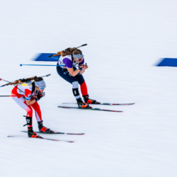 SAMSE N°7,PRÉMANON, FRANCE - MARCH 1: PAULINE SGAROS ROHMER of FRA, NELLY MULLER of FRA March 1, 2026 in PRÉMANON, France. (Photo by Rodriguez Alexis / @Aleiks_photo)
