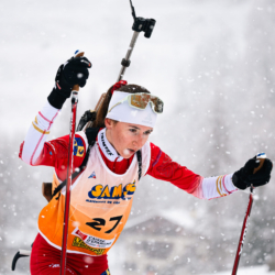SAMSE N°8 FINALE,PEISEY, FRANCE - MARCH 14: ROSE DUSSERRE of FRA March 14, 2026 in PEISEY, France. (Photo by Rodriguez Alexis / @Aleiks_photo)