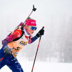 SAMSE N°8 FINALE,PEISEY, FRANCE - MARCH 14: LAURE MICHAUD of FRA March 14, 2026 in PEISEY, France. (Photo by Rodriguez Alexis / @Aleiks_photo)