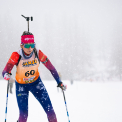 SAMSE N°8 FINALE,PEISEY, FRANCE - MARCH 14: LENA MARCHANDISE of FRA March 14, 2026 in PEISEY, France. (Photo by Rodriguez Alexis / @Aleiks_photo)