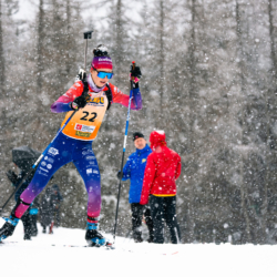SAMSE N°8 FINALE,PEISEY, FRANCE - MARCH 14: LILOU MARGUIER of FRA March 14, 2026 in PEISEY, France. (Photo by Rodriguez Alexis / @Aleiks_photo)