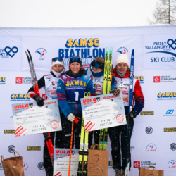 SAMSE N°8 FINALE,PEISEY, FRANCE - MARCH 14: CHLOE VERMEULEN of FRA, NOOR ERICKSON of FRA, PAULINE LAFOUX of FRA, GABRIELLE BOURGEOIS of FRA March 14, 2026 in PEISEY, France. (Photo by Rodriguez Alexis / @Aleiks_photo)