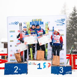 SAMSE N°8 FINALE,PEISEY, FRANCE - MARCH 14: CHLOE VERMEULEN of FRA, NOOR ERICKSON of FRA, PAULINE LAFOUX of FRA, GABRIELLE BOURGEOIS of FRA March 14, 2026 in PEISEY, France. (Photo by Rodriguez Alexis / @Aleiks_photo)