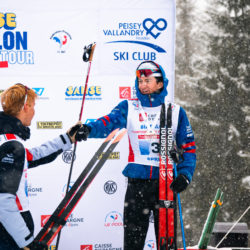 SAMSE N°8 FINALE,PEISEY, FRANCE - MARCH 14: RAPHAEL KERGOAT of FRA, YANN ROGUET of FRA March 14, 2026 in PEISEY, France. (Photo by Rodriguez Alexis / @Aleiks_photo)