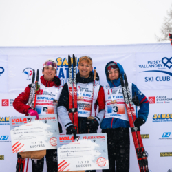 SAMSE N°8 FINALE,PEISEY, FRANCE - MARCH 14: NANS VERCUEIL of FRA, RAPHAEL KERGOAT of FRA, YANN ROGUET of FRA March 14, 2026 in PEISEY, France. (Photo by Rodriguez Alexis / @Aleiks_photo)