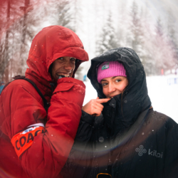 SAMSE N°8 FINALE,PEISEY, FRANCE - MARCH 14: LILIAN SCHOTT NINA COACH March 14, 2026 in PEISEY, France. (Photo by Rodriguez Alexis / @Aleiks_photo)