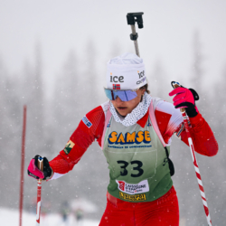 SAMSE N°8 FINALE,PEISEY, FRANCE - MARCH 14: LUCIE LOOSEN of FRA March 14, 2026 in PEISEY, France. (Photo by Rodriguez Alexis / @Aleiks_photo)