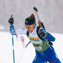SAMSE N°8 FINALE,PEISEY, FRANCE - MARCH 14: MAELLE ACHOUI of FRA March 14, 2026 in PEISEY, France. (Photo by Rodriguez Alexis / @Aleiks_photo)