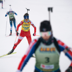 SAMSE N°8 FINALE,PEISEY, FRANCE - MARCH 14: FANY BERTRAND of FRA March 14, 2026 in PEISEY, France. (Photo by Rodriguez Alexis / @Aleiks_photo)