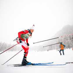 SAMSE N°8 FINALE,PEISEY, FRANCE - MARCH 14: LEONIE JEANNIER of FRA March 14, 2026 in PEISEY, France. (Photo by Rodriguez Alexis / @Aleiks_photo)