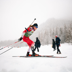 SAMSE N°8 FINALE,PEISEY, FRANCE - MARCH 14: LENA MORETTI of FRA March 14, 2026 in PEISEY, France. (Photo by Rodriguez Alexis / @Aleiks_photo)
