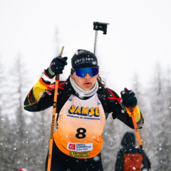 SAMSE N°8 FINALE,PEISEY, FRANCE - MARCH 14: INES EL AMIRI of FRA March 14, 2026 in PEISEY, France. (Photo by Rodriguez Alexis / @Aleiks_photo)