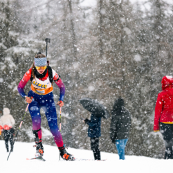 SAMSE N°8 FINALE,PEISEY, FRANCE - MARCH 14: AUREM PAGES DE AMORIN of FRA March 14, 2026 in PEISEY, France. (Photo by Rodriguez Alexis / @Aleiks_photo)
