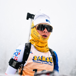 SAMSE N°8 FINALE,PEISEY, FRANCE - MARCH 14: LOIS HEUSEY of FRA March 14, 2026 in PEISEY, France. (Photo by Rodriguez Alexis / @Aleiks_photo)