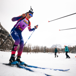 SAMSE N°8 FINALE,PEISEY, FRANCE - MARCH 15: LOIS LARGER of FRA March 15, 2026 in PEISEY, France. (Photo by Rodriguez Alexis / @Aleiks_photo)