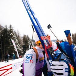 SAMSE N°8 FINALE,PEISEY, FRANCE - MARCH 15: ESTEBAN MOREIRA of FRA, EMILE PERRILLAT-BOTTONET of FRA March 15, 2026 in PEISEY, France. (Photo by Rodriguez Alexis / @Aleiks_photo)