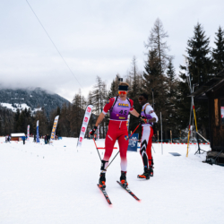 SAMSE N°8 FINALE,PEISEY, FRANCE - MARCH 15: PETER SANDERS of FRA, FRANTZKY PERRIER of FRA March 15, 2026 in PEISEY, France. (Photo by Rodriguez Alexis / @Aleiks_photo)