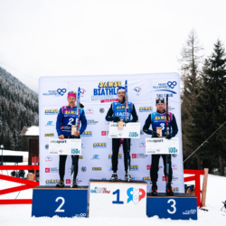 SAMSE N°8 FINALE,PEISEY, FRANCE - MARCH 15: JUDICAEL PERRILLAT-BOTTONET of FRA, CAMILLE GRATALOUP MANISSOLLE of FRA, FLAVIO GUY of FRA March 15, 2026 in PEISEY, France. (Photo by Rodriguez Alexis / @Aleiks_photo)