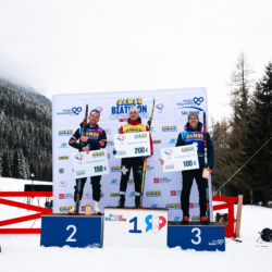 SAMSE N°8 FINALE,PEISEY, FRANCE - MARCH 15: MATHIEU GARCIA of FRA, REMI BROUTIER of FRA, EDGAR GENY of FRA March 15, 2026 in PEISEY, France. (Photo by Rodriguez Alexis / @Aleiks_photo)