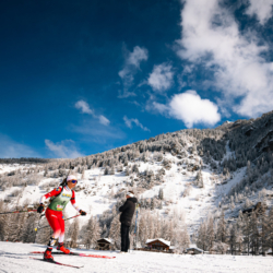 SAMSE N°8 FINALE,PEISEY, FRANCE - MARCH 15: TILIA POLNY of FRA March 15, 2026 in PEISEY, France. (Photo by Rodriguez Alexis / @Aleiks_photo)