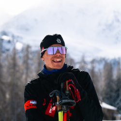 SAMSE N°8 FINALE,PEISEY, FRANCE - MARCH 15: LILIAN SHOTT COACH REVARD March 15, 2026 in PEISEY, France. (Photo by Rodriguez Alexis / @Aleiks_photo)