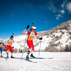 SAMSE N°8 FINALE,PEISEY, FRANCE - MARCH 15: TIM?O COULON of FRA, JULES VIDAUD of FRA March 15, 2026 in PEISEY, France. (Photo by Rodriguez Alexis / @Aleiks_photo)