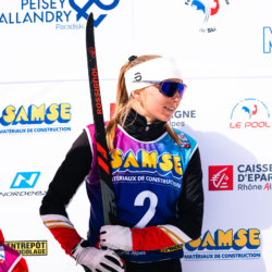 SAMSE N°8 FINALE,PEISEY, FRANCE - MARCH 15: CHLOE VERMEULEN of FRA March 15, 2026 in PEISEY, France. (Photo by Rodriguez Alexis / @Aleiks_photo)