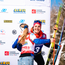 SAMSE N°8 FINALE,PEISEY, FRANCE - MARCH 15: PAULINE LAFOUX of FRA, NOEMIE PENALVERT of FRA March 15, 2026 in PEISEY, France. (Photo by Rodriguez Alexis / @Aleiks_photo)