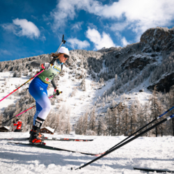 SAMSE N°8 FINALE,PEISEY, FRANCE - MARCH 15: AXELLE VIGNON of FRA March 15, 2026 in PEISEY, France. (Photo by Rodriguez Alexis / @Aleiks_photo)