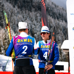 SAMSE N°8 FINALE,PEISEY, FRANCE - MARCH 15: YANN ROGUET of FRA, JULES LAFOUX of FRA March 15, 2026 in PEISEY, France. (Photo by Rodriguez Alexis / @Aleiks_photo)