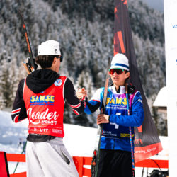 SAMSE N°8 FINALE,PEISEY, FRANCE - MARCH 15: MARTIN MINAZZI of FRA, YANN ROGUET of FRA March 15, 2026 in PEISEY, France. (Photo by Rodriguez Alexis / @Aleiks_photo)