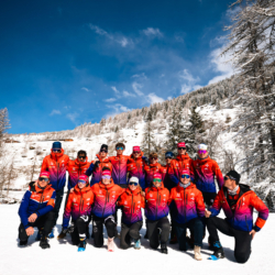 SAMSE N°8 FINALE,PEISEY, FRANCE - MARCH 15: TEAM JURA March 15, 2026 in PEISEY, France. (Photo by Rodriguez Alexis / @Aleiks_photo)