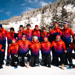 SAMSE N°8 FINALE,PEISEY, FRANCE - MARCH 15: TEAM JURA March 15, 2026 in PEISEY, France. (Photo by Rodriguez Alexis / @Aleiks_photo)