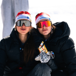 SAMSE N°8 FINALE,PEISEY, FRANCE - MARCH 15: ZELIE PIC, EVA MARCOUX March 15, 2026 in PEISEY, France. (Photo by Rodriguez Alexis / @Aleiks_photo)