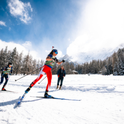 SAMSE N°8 FINALE,PEISEY, FRANCE - MARCH 15: LEONIE JEANNIER of FRA March 15, 2026 in PEISEY, France. (Photo by Rodriguez Alexis / @Aleiks_photo)