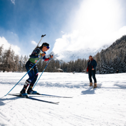 SAMSE N°8 FINALE,PEISEY, FRANCE - MARCH 15: CORALIE PERRIN of FRA March 15, 2026 in PEISEY, France. (Photo by Rodriguez Alexis / @Aleiks_photo)
