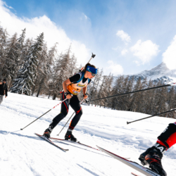 SAMSE N°8 FINALE,PEISEY, FRANCE - MARCH 15: OLIVIA BRUN of FRA March 15, 2026 in PEISEY, France. (Photo by Rodriguez Alexis / @Aleiks_photo)