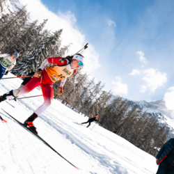 SAMSE N°8 FINALE,PEISEY, FRANCE - MARCH 15: ZABOU MELLOUET ACHARD of FRA March 15, 2026 in PEISEY, France. (Photo by Rodriguez Alexis / @Aleiks_photo)