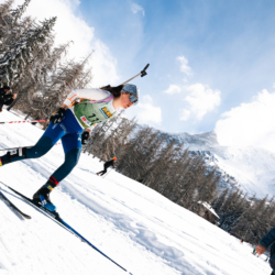 SAMSE N°8 FINALE,PEISEY, FRANCE - MARCH 15: ALICE DUSSERRE of FRA March 15, 2026 in PEISEY, France. (Photo by Rodriguez Alexis / @Aleiks_photo)