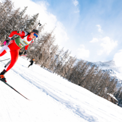 SAMSE N°8 FINALE,PEISEY, FRANCE - MARCH 15: EVA LAINE of FRA March 15, 2026 in PEISEY, France. (Photo by Rodriguez Alexis / @Aleiks_photo)