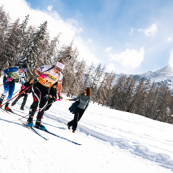 SAMSE N°8 FINALE,PEISEY, FRANCE - MARCH 15: COLINE LANCHAIS of FRA March 15, 2026 in PEISEY, France. (Photo by Rodriguez Alexis / @Aleiks_photo)