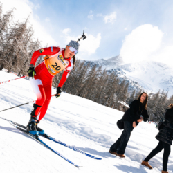 SAMSE N°8 FINALE,PEISEY, FRANCE - MARCH 15: LUCIE LOOSEN of FRA March 15, 2026 in PEISEY, France. (Photo by Rodriguez Alexis / @Aleiks_photo)
