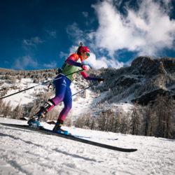SAMSE N°8 FINALE,PEISEY, FRANCE - MARCH 15: LENA MARCHANDISE of FRA March 15, 2026 in PEISEY, France. (Photo by Rodriguez Alexis / @Aleiks_photo)